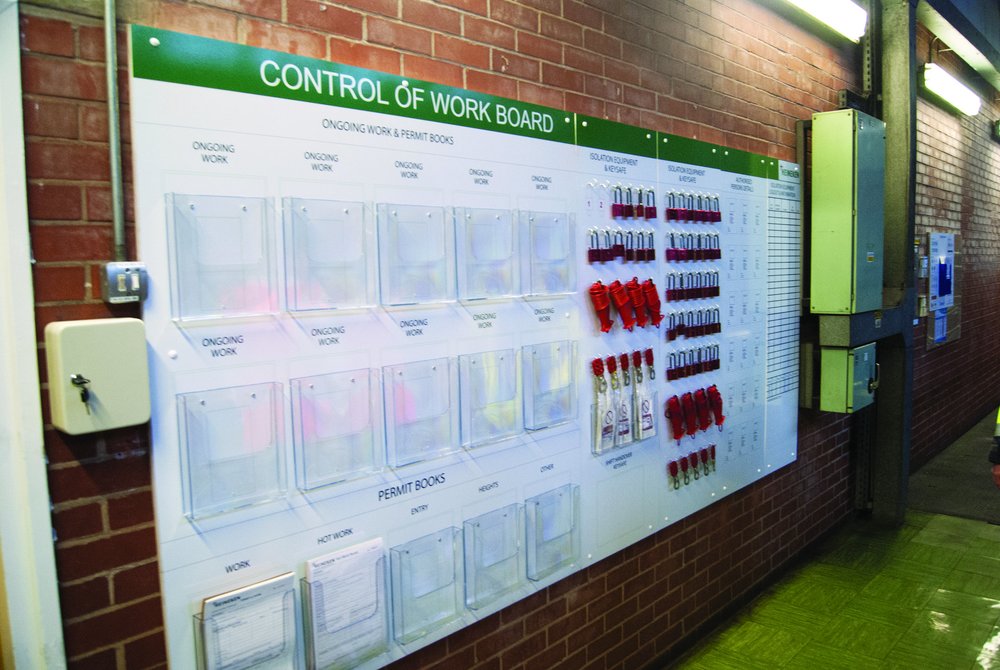 Shadowboards optimise Lockout/Tagout compliance